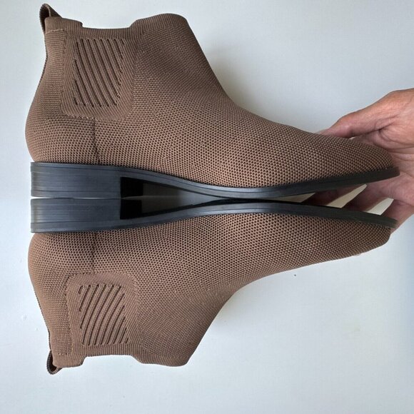 VIVAIA Square-Toe Water-Repellent Ankle Boots Size 41.5 Size 10 Ryan Pro Brown - Picture 7 of 12